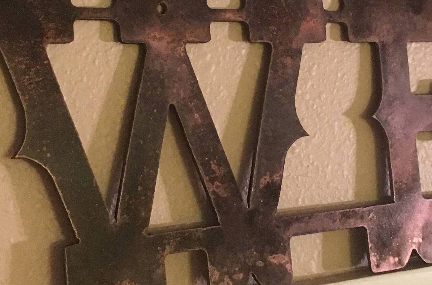 Vintage Metal Vine Monogram with Last Name perfect for a One-of-a-kind Gift