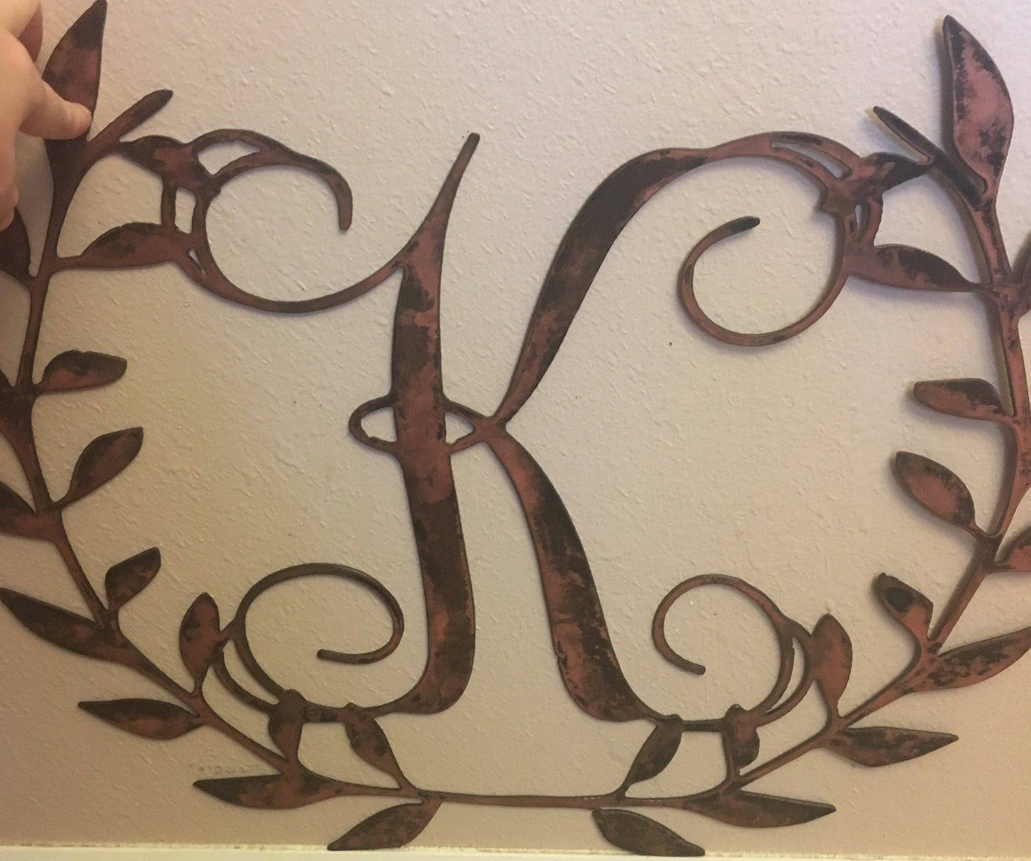 Monogram Wreath, Ornate Monogram, Wedding, Bridal Shower, Anniversary, Housewarming, Porch, Cabin, Lodge, Fireplace