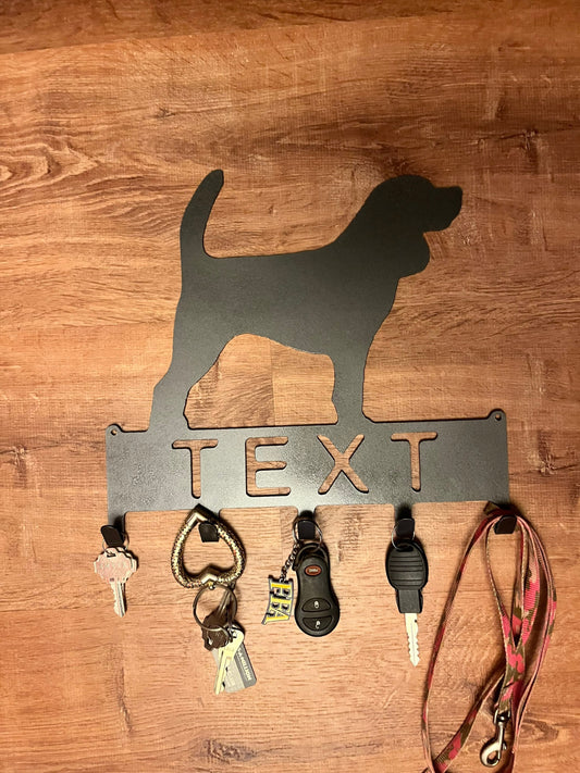 Beagle key rack or leash holder.