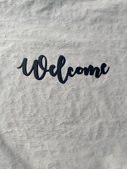 Rustic Welcome sign