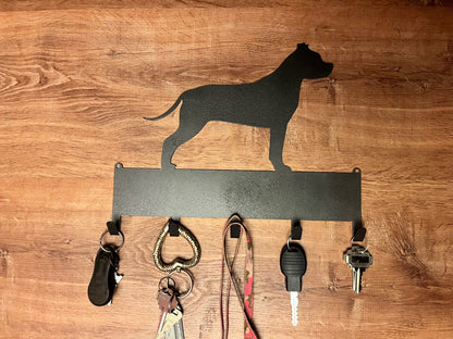 Pit Bull key rack or leash holder.