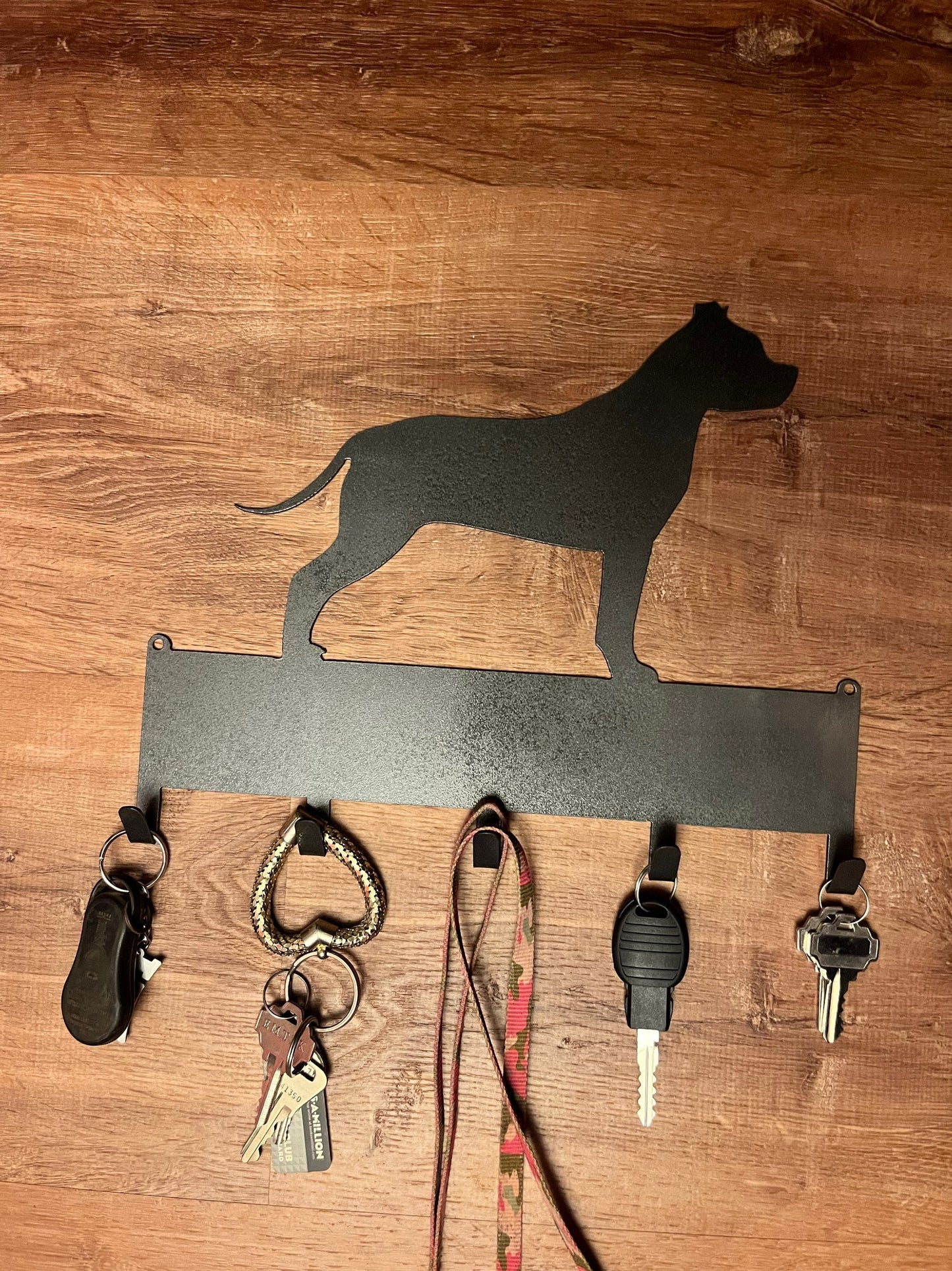 Pit Bull key rack or leash holder.