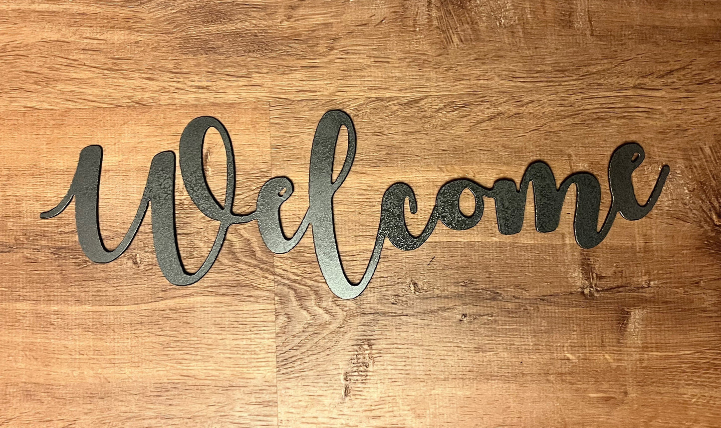 Rustic Welcome sign