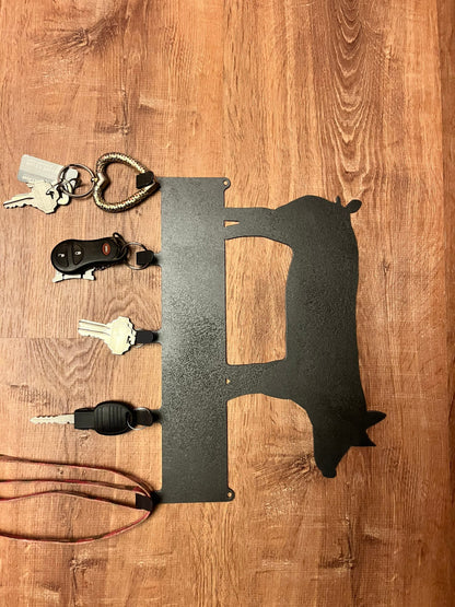 Show Pig key rack