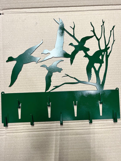 Rising Ducks  Call Display Rack for Duck Calls. Personalized, holds 9 calls