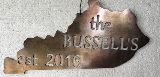 Personalized Home State Family Signs, Vintage Farmhouse, Weddings, Anniversaries, Housewarming, Christmas, Realtors